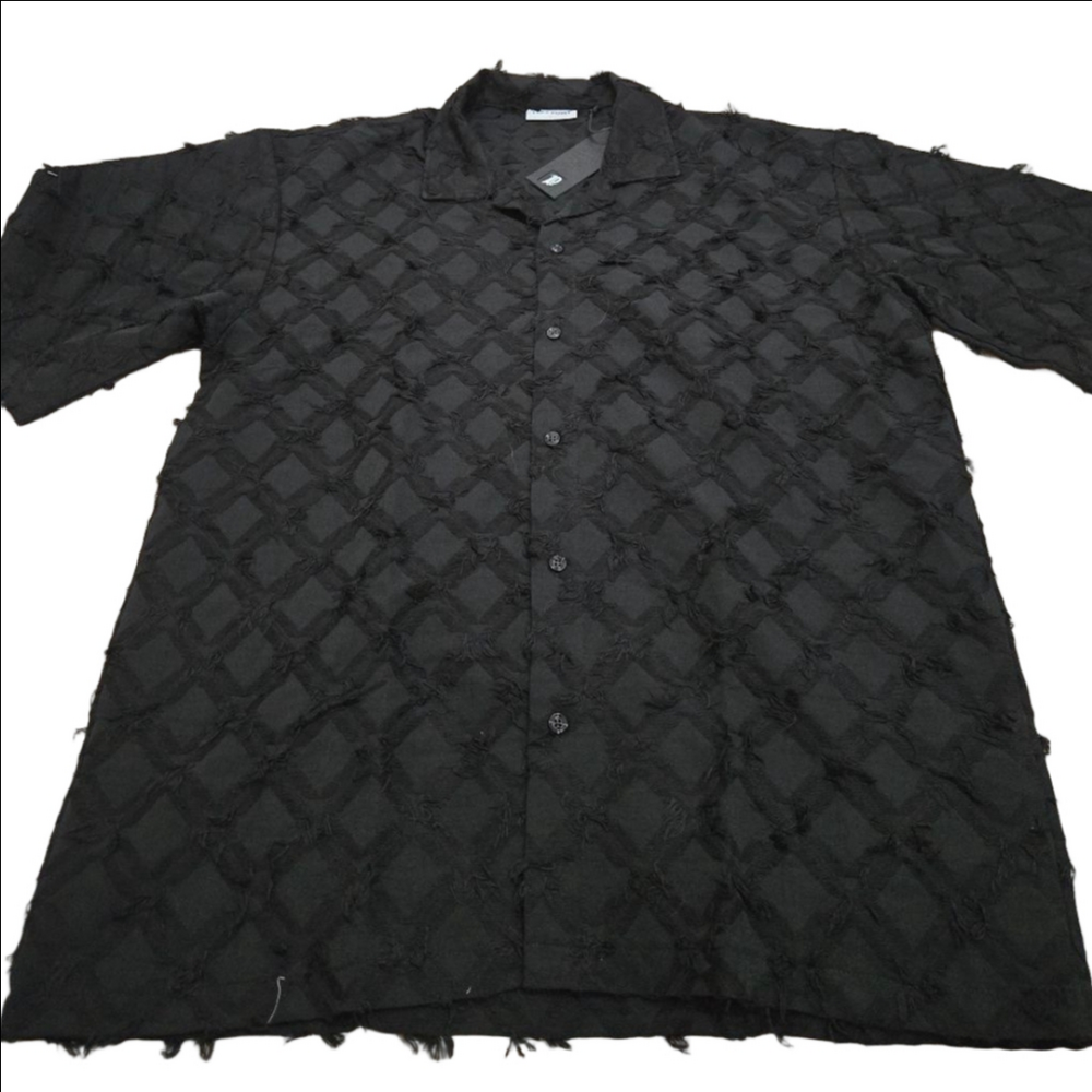 Left Point Frill Shirt Large NWT